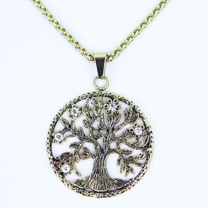 Unisex "Tree of Life" 18K Gold Plated Necklace